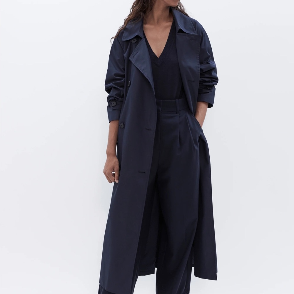 COS Navy Wide Leg Jumpsuit
